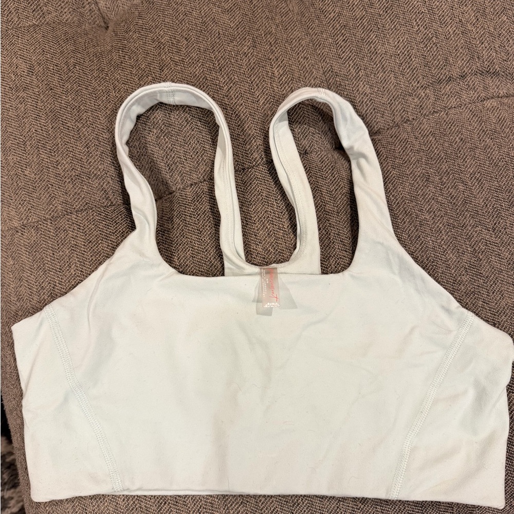 FP Movement by Free People Mint Green/ Aqua Blue Sports Bra | Size M